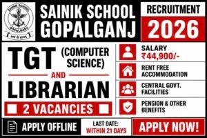 sainik school jobs hyderabad