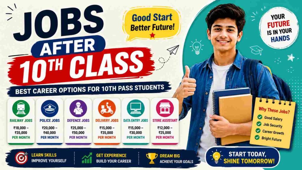 jobs after 10thclass